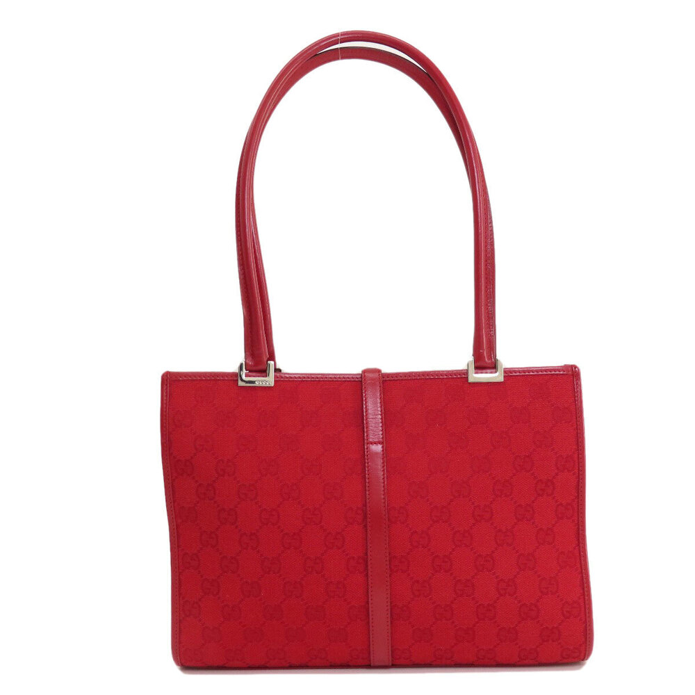 Gucci GG Canvas Bag Tote Jackie Black
